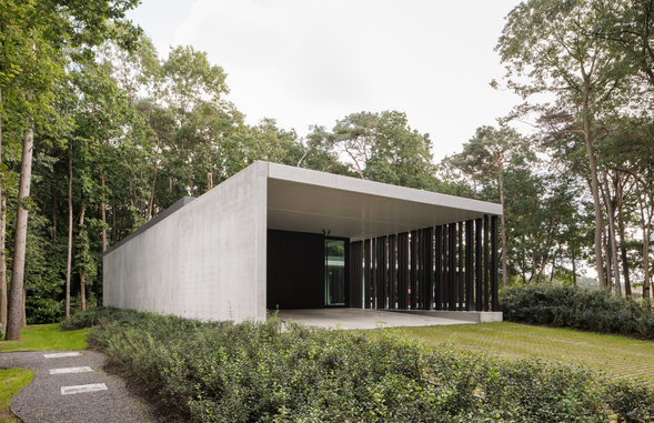 Moderne villabouw in beton door BowBow