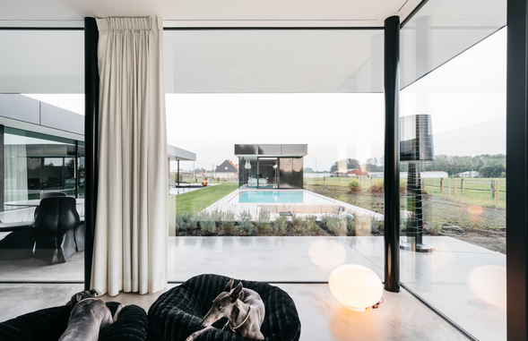 Exclusieve moderne villa, gebouwd door Bowbow